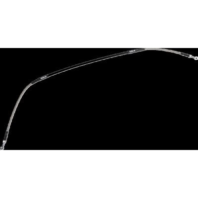 Furtun de frână din oțel inoxidabil împletit MOOSE RACING K01-1-049/P-CL