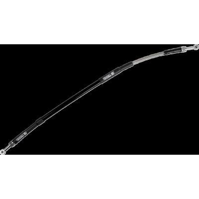 Furtun de frână din oțel inoxidabil împletit MOOSE RACING K01-2-025/P-CL