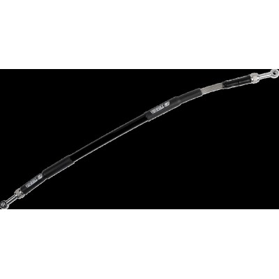 Furtun de frână din oțel inoxidabil împletit MOOSE RACING K01-2-033/P-CL