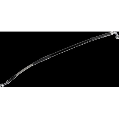 Furtun de frână din oțel inoxidabil împletit MOOSE RACING K01-2-034/P-CL