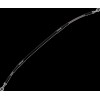 Furtun de frână din oțel inoxidabil împletit MOOSE RACING K02-2-037/P-CL