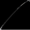 Furtun de frână din oțel inoxidabil împletit MOOSE RACING K02-2-029/P-CL