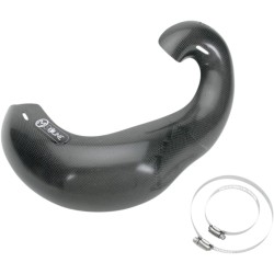 Protecție din carbon pentru țeava de eșapament pentru tobe standard de 2 timpi MOOSE RACING MPG2006 Protecție din carbon pentru țeava de eșapament pentru tobe standard de 2 timpi MOOSE RACING MPG2006