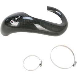 Protecție pentru țeava de eșapament din carbon pentru tobe standard cu 2 timpi MOOSE RACING MPGKT85 Protecție pentru țeava de eșapament din carbon pentru tobe standard cu 2 timpi MOOSE RACING MPGKT85