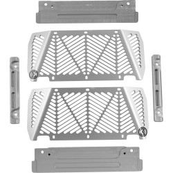 Protecție radiator argintie KAWASAKI MOOSE RACING 12-3000