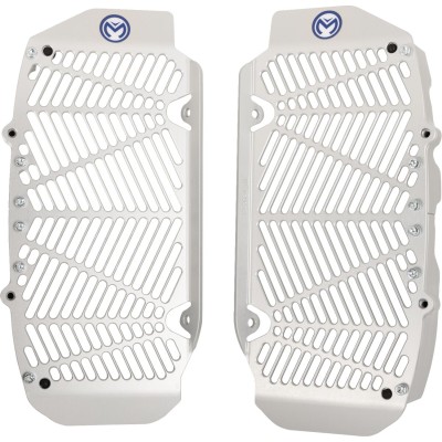 Apărători radiator argintii TRIUMPH MX MOOSE RACING 12-2024