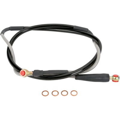 Furtun de frână din oțel inoxidabil față KAWASAKI MOOSE RACING K02-1-030/P-CL