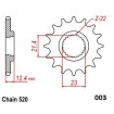 Pinion față oțel 520-13T YMH MOTO-MASTER 61.003.11.13 Pinion față oțel 520-13T YMH MOTO-MASTER 61.003.11.13 thumb