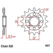 Pinion față NITRO STEEL 520-1 MOTO-MASTER 61.007.12.14 Pinion față NITRO STEEL 520-1 MOTO-MASTER 61.007.12.14 thumb