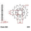 Pinion frontal NITRO STEEL 520-1 MOTO-MASTER 61.009.12.14 Pinion frontal NITRO STEEL 520-1 MOTO-MASTER 61.009.12.14 thumb