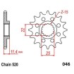 Pinion față oțel 520-16T KTM MOTO-MASTER 61.046.11.16 thumb