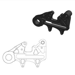 Adaptor etrier frână 240mm MOTO-MASTER 211133 Adaptor etrier frână 240mm MOTO-MASTER 211133