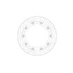 Disc de frână flotant racing halo MOTO-MASTER 112438 Disc de frână flotant racing halo MOTO-MASTER 112438 thumb