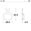 Plăcuță de frână NITRO MOTO-MASTER 82821 Plăcuță de frână NITRO MOTO-MASTER 82821 thumb
