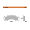 Plăcuță de frână ROADPRO SINTER MOTO-MASTER 417101 Plăcuță de frână ROADPRO SINTER MOTO-MASTER 417101 thumb
