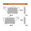 Plăcuță de frână ROADPRO SINTER MOTO-MASTER 417401 Plăcuță de frână ROADPRO SINTER MOTO-MASTER 417401 thumb