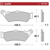 Plăcuță de frână RoadPro Sinter Sport MOTO-MASTER 403305