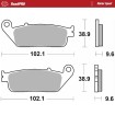 Plăcuță de frână RoadPro Sinter Sport MOTO-MASTER 404005 Plăcuță de frână RoadPro Sinter Sport MOTO-MASTER 404005 thumb