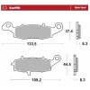 Plăcuță de frână RoadPro Sinter Sport MOTO-MASTER 404105