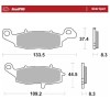 Plăcuță de frână RoadPro Sinter Sport MOTO-MASTER 404205