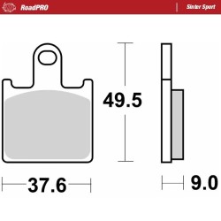 Plăcuță de frână RoadPro Sinter Sport MOTO-MASTER 406805 Plăcuță de frână RoadPro Sinter Sport MOTO-MASTER 406805