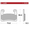 Plăcuță de frână RoadPro Sinter Sport MOTO-MASTER 413505
