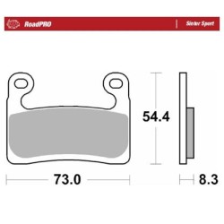 Plăcuță de frână RoadPro Sinter Sport MOTO-MASTER 413505 Plăcuță de frână RoadPro Sinter Sport MOTO-MASTER 413505