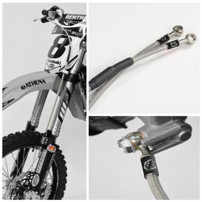 Furtun de frână din oțel inoxidabil față MOTO-MASTER 212077 Furtun de frână din oțel inoxidabil față MOTO-MASTER 212077