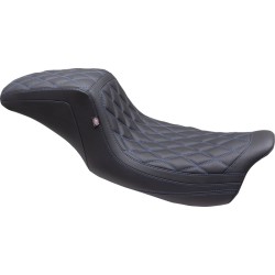 Șa squareback 2up dbl diamond ață albastru cer MUSTANG SEATS 75299SB Șa squareback 2up dbl diamond ață albastru cer MUSTANG SEATS 75299SB