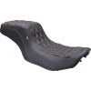 Șa squareback ddiamond negru fir portocaliu MUSTANG SEATS 88415MO