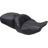 Șa super touring DLX one piece dark cherry thread MUSTANG SEATS 89411DC