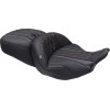 Șa super touring DLX one piece cu ață portocalie MUSTANG SEATS 89411MO