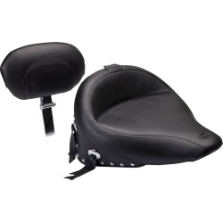 Șa turistică largă individuală cu conchos și spătar MUSTANG SEATS 79485