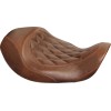 Șa wide tripper forward solo diamond stitched brown MUSTANG SEATS 76711