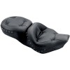 Șa REGAL monobloc ultra touring 2-up pillow top cu ținte negre MUSTANG SEATS 75466