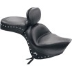 Șa din două piese wide touring 2-up cu ținte, conchos și spătar pentru pilot MUSTANG SEATS 79416 Șa din două piese wide touring 2-up cu ținte, conchos și spătar pentru pilot MUSTANG SEATS 79416 thumb
