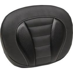 Suport pentru sissy bar negru cu ață metalică gun MUSTANG SEATS 89015GM Suport pentru sissy bar negru cu ață metalică gun MUSTANG SEATS 89015GM