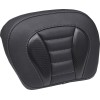 Suport deluxe tour chopped tour pak blk w/ gun metal thread MUSTANG SEATS 88405GM