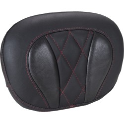 Suport pentru sissy bar DLX DIAM TOURING DARK CHERRY THREAD MUSTANG SEATS 88450DC Suport pentru sissy bar DLX DIAM TOURING DARK CHERRY THREAD MUSTANG SEATS 88450DC