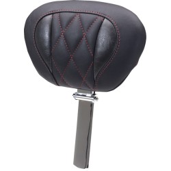 Spătar super tour DLX diam dark cherry thread MUSTANG SEATS 89460DC Spătar super tour DLX diam dark cherry thread MUSTANG SEATS 89460DC