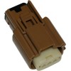 Conector molex MX-150 female 3 poziții maro NAMZ NM-33471-0303