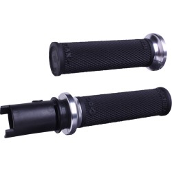Mânere Ruffian Lock-On Street - CVO - negru/argintiu ODI V30HTCB-S Mânere Ruffian Lock-On Street - CVO - negru/argintiu ODI V30HTCB-S
