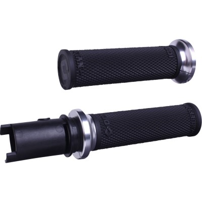 Mânere Ruffian Lock-On Street - CVO - negru/argintiu ODI V30HTCB-S Mânere Ruffian Lock-On Street - CVO - negru/argintiu ODI V30HTCB-S