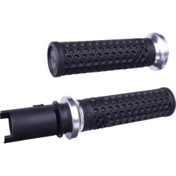 Mânere Vans Harley Davidson - CVO Cable - negru/argintiu ODI V31VHTCB-S Mânere Vans Harley Davidson - CVO Cable - negru/argintiu ODI V31VHTCB-S