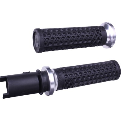 Mânere Vans Harley Davidson - CVO Cable - negru/argintiu ODI V31VHTCB-S Mânere Vans Harley Davidson - CVO Cable - negru/argintiu ODI V31VHTCB-S
