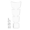 Protector universal pentru rezervor - lucios transparent - 19,3 cm x 7,6 cm 7.6