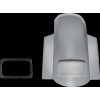 Aripă spate scurtă sport 23CVO cu cadru negru pentru plăcuță PAUL YAFFE PYO:RF-SS-CVO-B