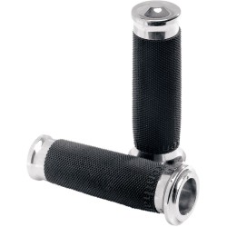 Mânere Renthal wrapped chrome PERFORMANCE MACHINE 0063-2007-CH