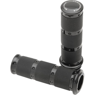 Mânere pentru ghidon CONTOUR XLS (TBW) negru anodizat PERFORMANCE MACHINE 0063-2087-B