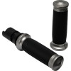 Mânere conturate Renthal Wrapped - '24+ Harley-Davidson - Gunmetal Gray PERFORMANCE MACHINE 0063-2105M-GU